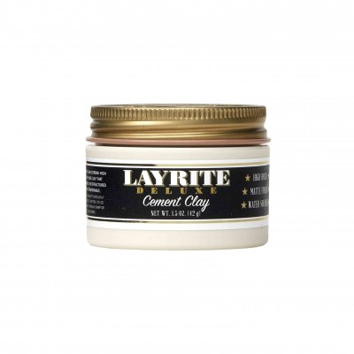 Sáp vuốt tóc Layrite Cement Clay 42 gram (tặng lược + dầu gội Aurane 40ml)