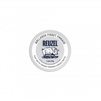 Reuzel Clay Matte Pomade Travel Size 35 gram (tặng lược + dầu gội Aurane 40ml)