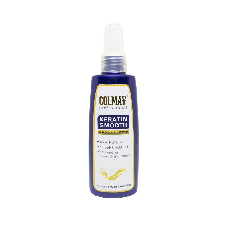Xịt dưỡng tóc Colmav Professional Keratin Smooth & Moist Hair Water (tặng lược + dầu gội Aurane 40ml)